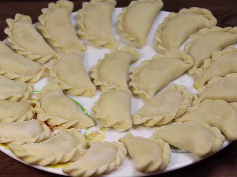 Вареники из картошки с мясом говядины