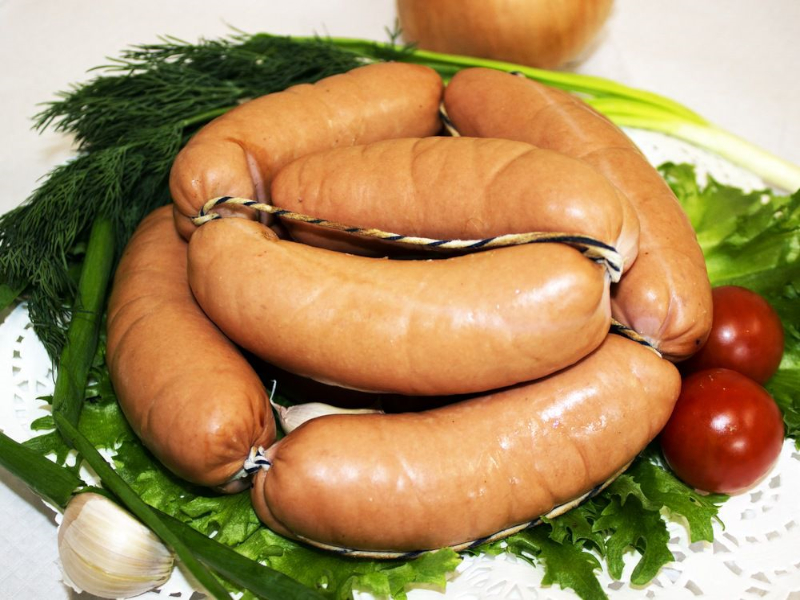 Сардельки из конины