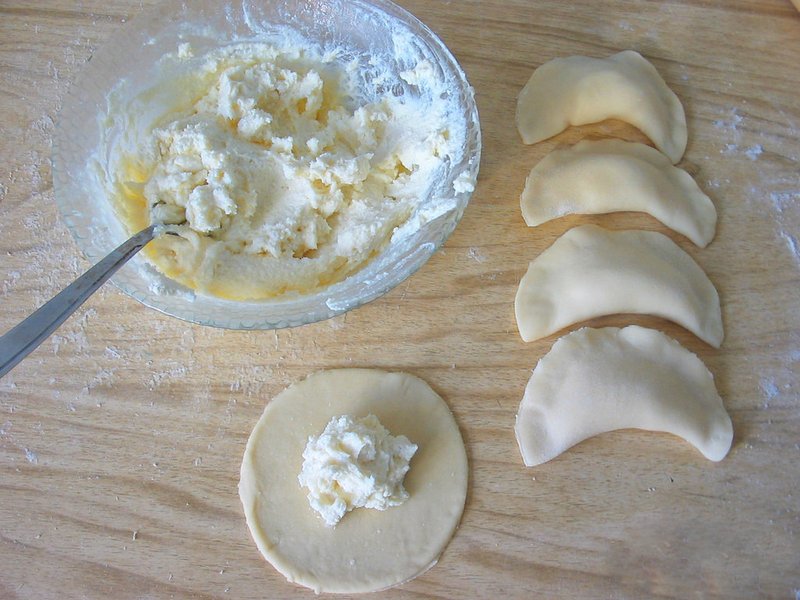 Вареники (из творога)